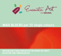 Encaustic Art wax - (03) oranje doosje 10 st.