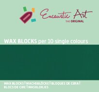 Encaustic Art wax - (07) groen doosje 10 st.