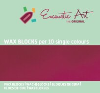 Encaustic Art wax - (12) roodviolet doosje 10 st.
