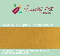 Encaustic Art wax - (25) goud doosje 10 st.