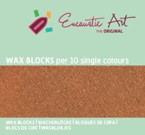 Encaustic Art wax - (28) brons doosje 10 st.