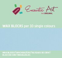 Encaustic Art wax - (31) pastel blauw doosje 10 st.