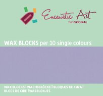 Encaustic Art wax - (32) pastel lila doosje 10 st.