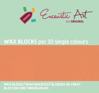 Encaustic Art wax - (34) pastel koraalrood doosje 10 st.