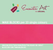 Encaustic Art wax - (37) neonroze doosje 10 st.
