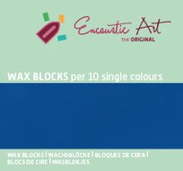 Encaustic Art wax - (41) neonblauw doosje 10 st.