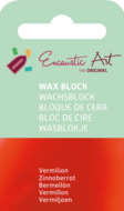 Encaustic Art wax - (02) vermiljoen 