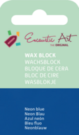 Encaustic Art wax - (41) neonblauw 