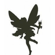 Encaustic Art stempel - fee (klein)