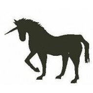 Encaustic Art stempel - eenhoorn (klein)