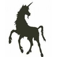 Encaustic Art stempel - eenhoorn (jong)