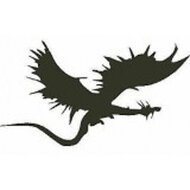 Encaustic Art stempel - draak (rechts)