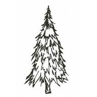 Encaustic Art stempel - boom (den)