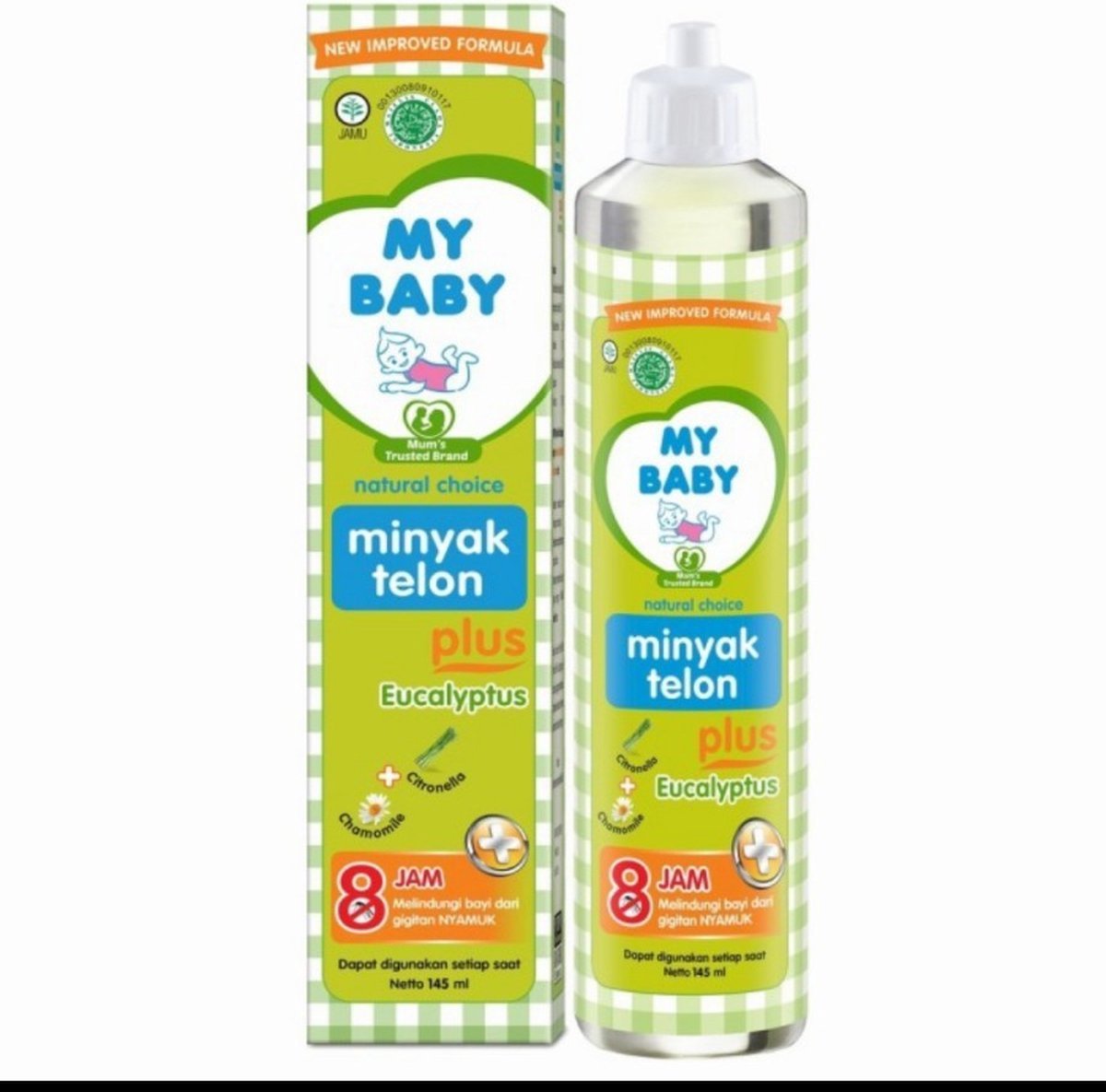 My Baby - Natural Choice - Halal Minyak Telon Eucalyptus- 60ml *Beschermt tegen Muggenbeten